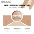 Triple-Finish Concealer Cream for smooth, radiant skin; perfect for highlighting and contouring all skin tones.