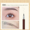 Waterproof Microblading Eyebrow Pen Set for black/dark/natural hair color, showcasing precise brow detailing.