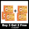 AILKE Papaya Handmade Cleaning Soap for Smooth & Soft Skin - Vividbella