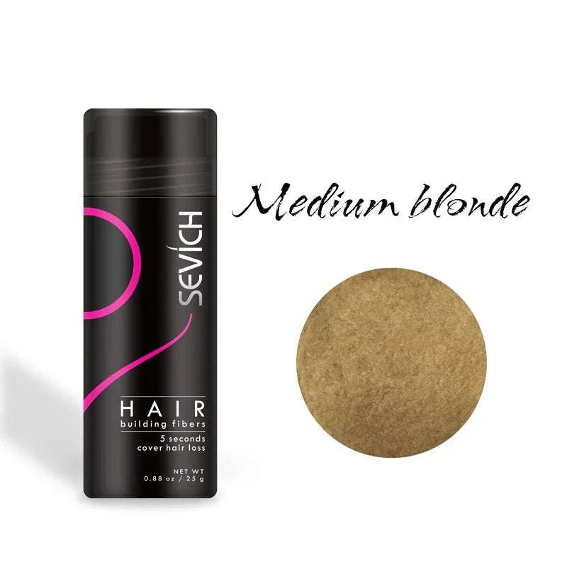 Sevich Hair Building Fibers Powder Spray Keratin for Thicker Hair and Anti Hair Loss.