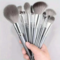 13-piece makeup brushes set for flawless beauty application, featuring versatile tools for foundation, blush, powder, and eyeshadow.