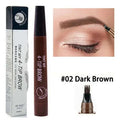 Waterproof Microblading Eyebrow Pen Set, precise application, long-lasting, dark brown shade.