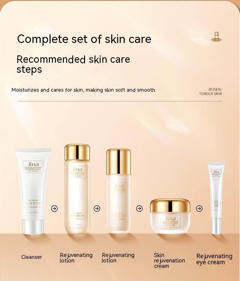 Mylinsha Glass Color Light Luxury Five-piece Set For Skin Rejuvenation Due To Retinol - vividbella