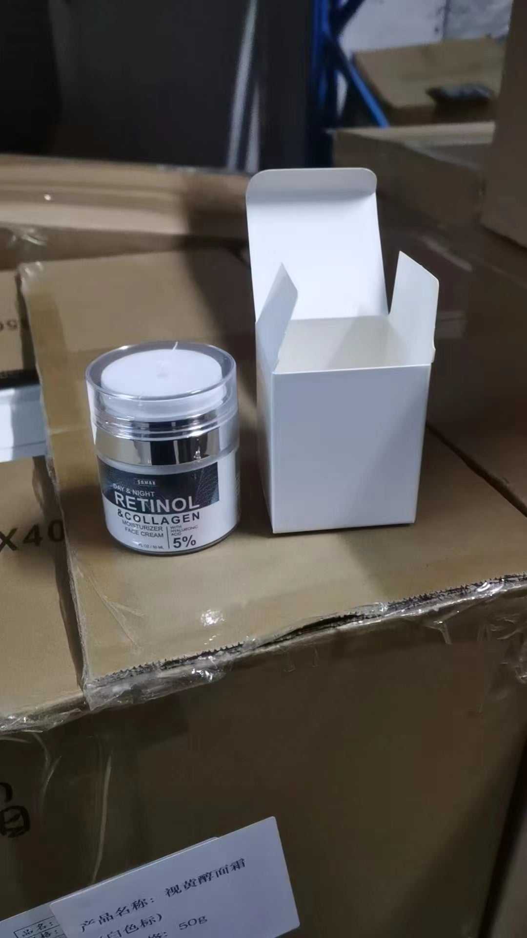 Advanced Retinol Collagen Cream For Face With 5  Hyaluronic Acid Anti-Aging Cream Anti Wrinkle Reduce Fine Lines Lifting And Firming Cream 24-Hour Facial Care Suitable For All Skin Types - vividbella