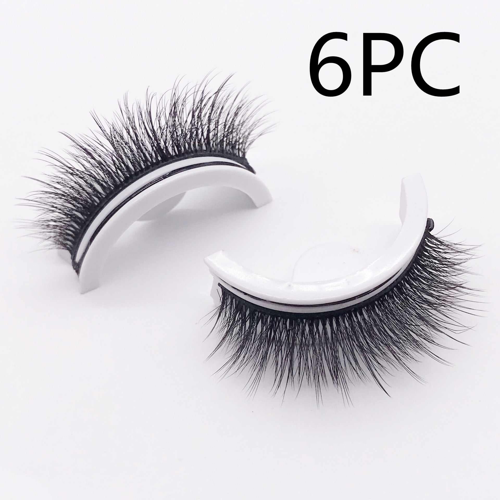 Reusable 3D Mink Lashes Natural False Eyelashes Self-adhesive Fake Glue-free Lashes Makeup Eyelash Extension Silk Eyelashes - vividbella