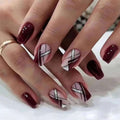 Nail Tip Simple Removable Fake Nails - vividbella