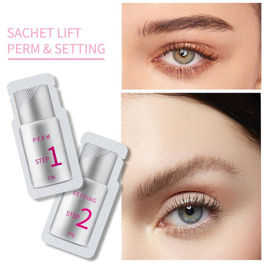 ICONSIGN 10 Pairs Pouch Eyelash Perm Lotion for Quick Lash Lift in 5-8 Minutes