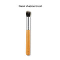 Makeup Brushes Bamboo Handle Powder Concealer Liquid Foundation Makeup - vividbella