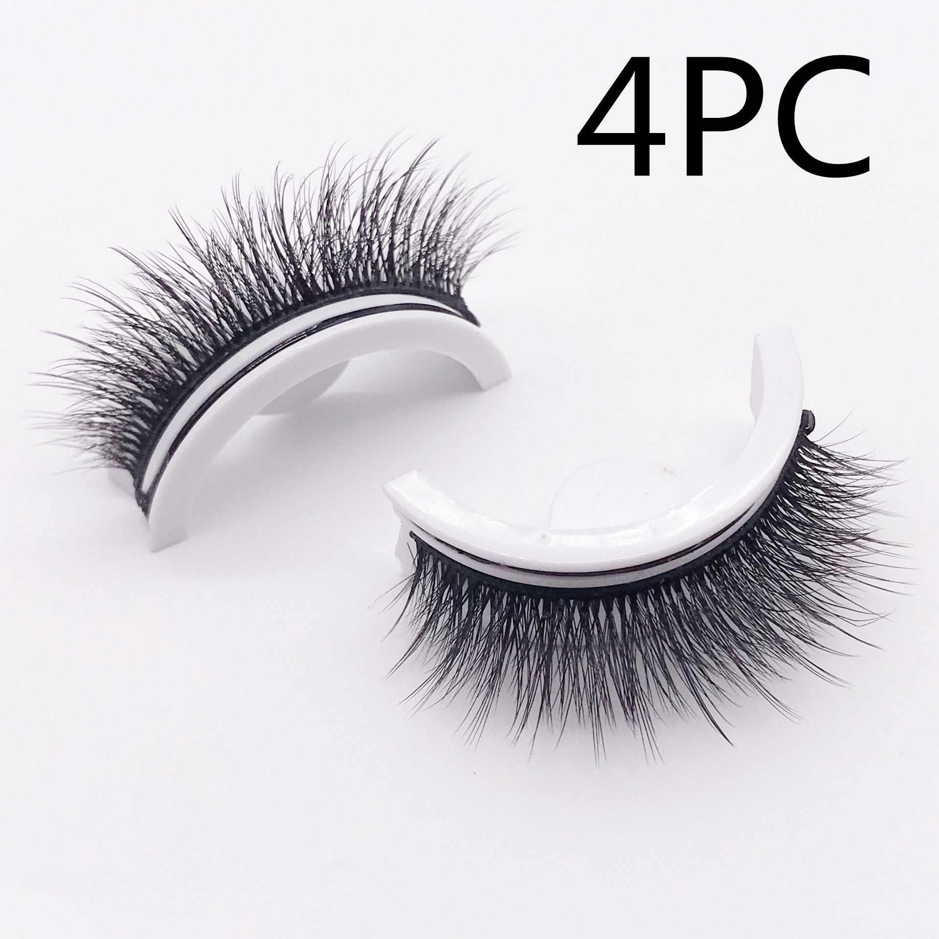 Reusable 3D Mink Lashes Natural False Eyelashes Self-adhesive Fake Glue-free Lashes Makeup Eyelash Extension Silk Eyelashes - vividbella