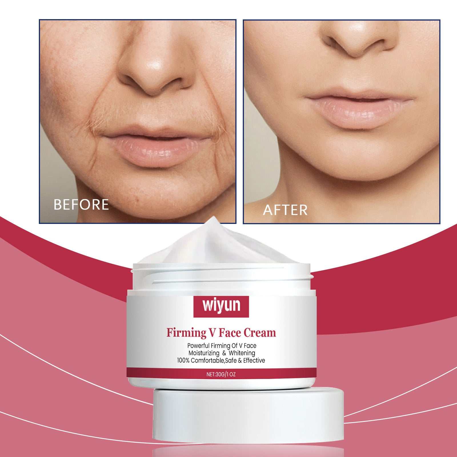 Firming V Face Care Cream Anti-Aging Line Brightening - vividbella