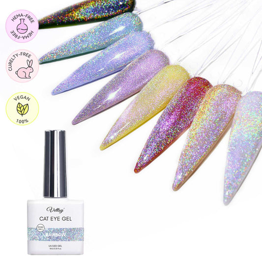 Rainbow Cat Eye Gel - vividbella