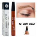 Waterproof Microblading Eyebrow Pen Set with Light Brown Shade for Long-Lasting Brows