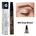 Waterproof Microblading Eyebrow Pen Set with gray brown shade for precise, long-lasting brows.