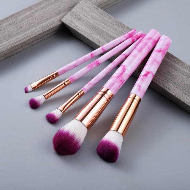 FLD Designer Fashion 5/10PCS Professional MakeUp & Cosmetic Brush Set - vividbella