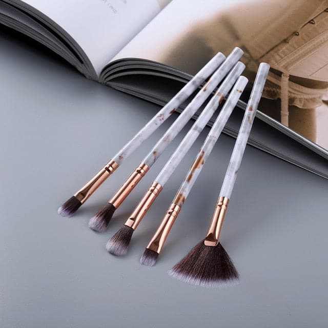 FLD Designer Fashion 5/10PCS Professional MakeUp & Cosmetic Brush Set - vividbella