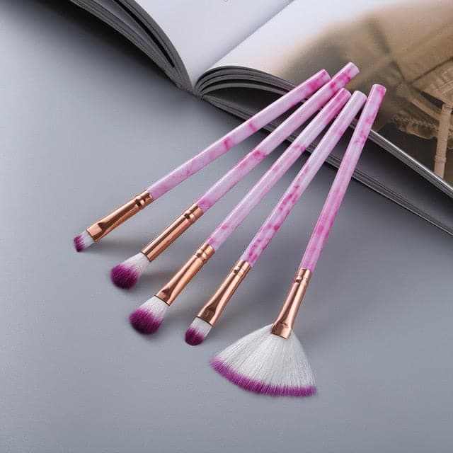 FLD Designer Fashion 5/10PCS Professional MakeUp & Cosmetic Brush Set - vividbella