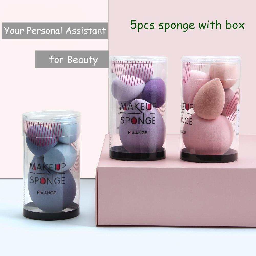 5Pcs Makeup Sponge Set Blender Makeup Tools - vividbella