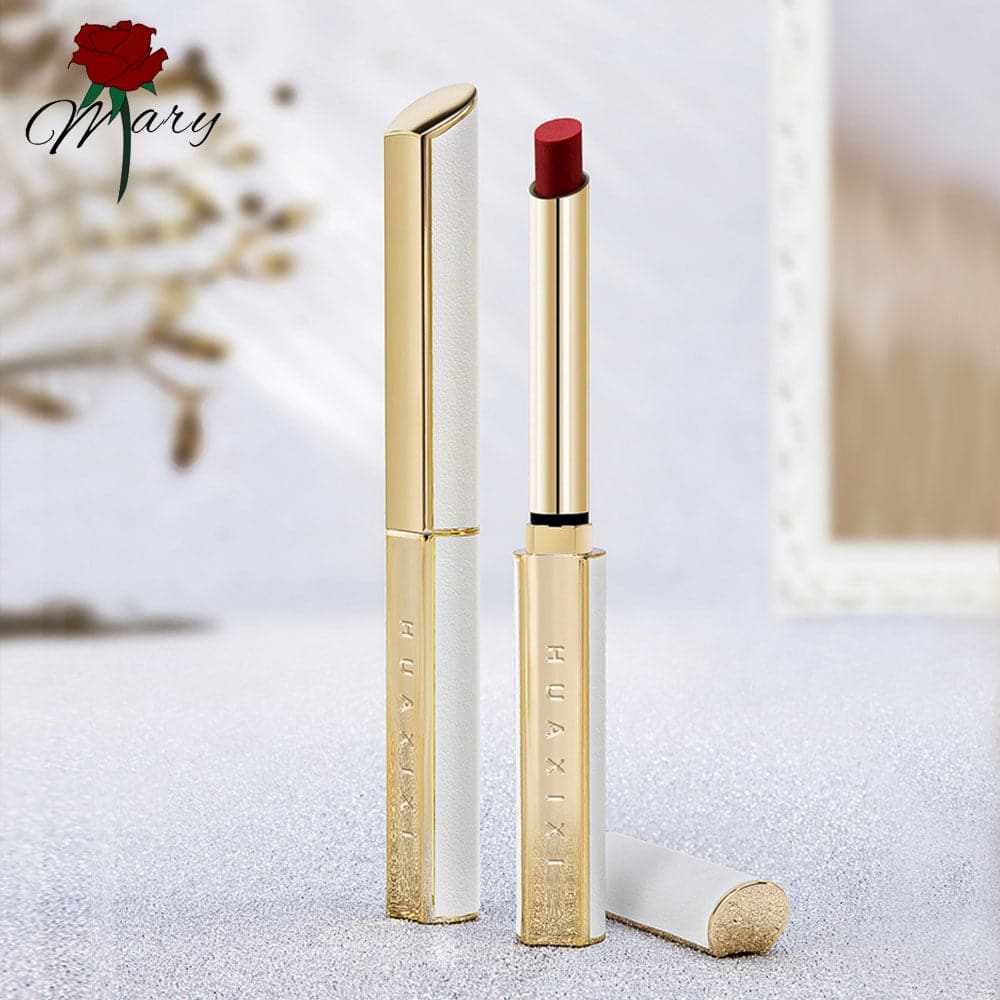 Rosemary 2 Colors Matte Lipstick Tubes Waterproof Long Lasting Red Lipstick Pigments Makeup Never Fade Away - vividbella