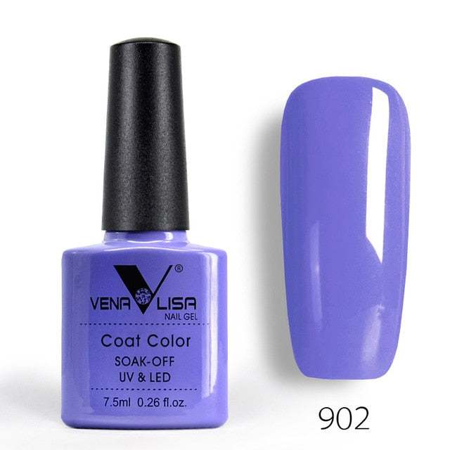 Nail Art Design Manicure 60Color 7.5Ml Soak Off Enamel Gel Polish UV Gel Nail Polish - vividbella