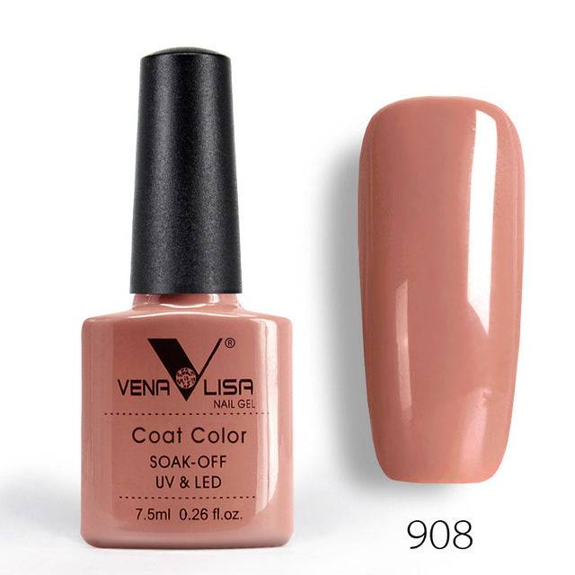 Nail Art Design Manicure 60Color 7.5Ml Soak Off Enamel Gel Polish UV Gel Nail Polish - vividbella