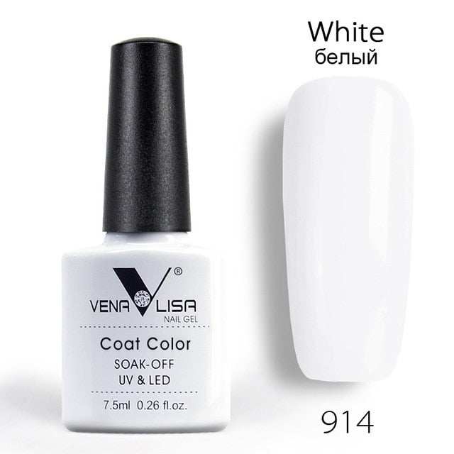 Nail Art Design Manicure 60Color 7.5Ml Soak Off Enamel Gel Polish UV Gel Nail Polish - vividbella