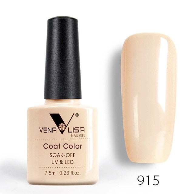 Nail Art Design Manicure 60Color 7.5Ml Soak Off Enamel Gel Polish UV Gel Nail Polish - vividbella