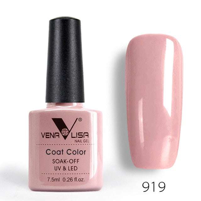 Nail Art Design Manicure 60Color 7.5Ml Soak Off Enamel Gel Polish UV Gel Nail Polish - vividbella