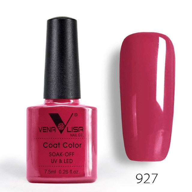 Nail Art Design Manicure 60Color 7.5Ml Soak Off Enamel Gel Polish UV Gel Nail Polish - vividbella