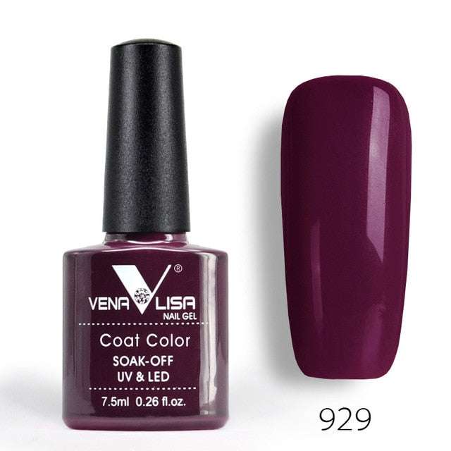 Nail Art Design Manicure 60Color 7.5Ml Soak Off Enamel Gel Polish UV Gel Nail Polish - vividbella