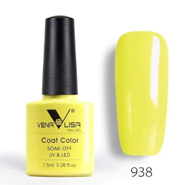 Nail Art Design Manicure 60Color 7.5Ml Soak Off Enamel Gel Polish UV Gel Nail Polish - vividbella