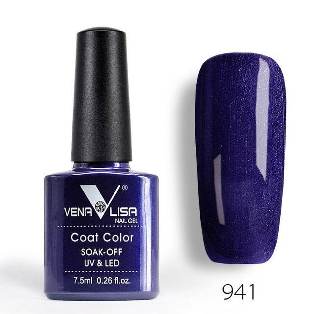 Nail Art Design Manicure 60Color 7.5Ml Soak Off Enamel Gel Polish UV Gel Nail Polish - vividbella