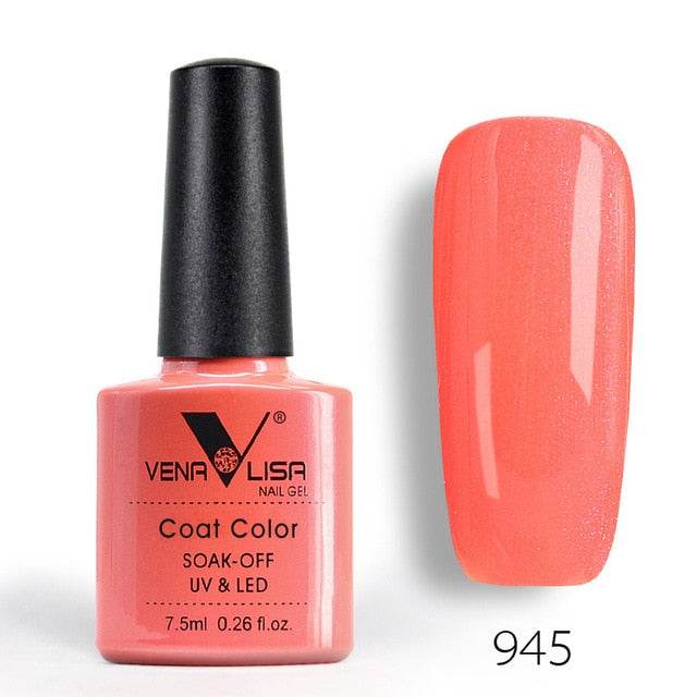 Nail Art Design Manicure 60Color 7.5Ml Soak Off Enamel Gel Polish UV Gel Nail Polish - vividbella