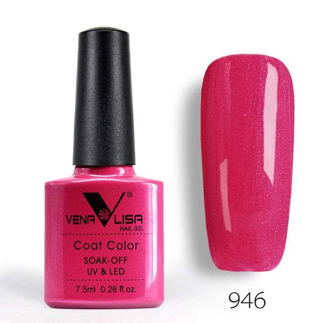 Nail Art Design Manicure 60Color 7.5Ml Soak Off Enamel Gel Polish UV Gel Nail Polish - vividbella