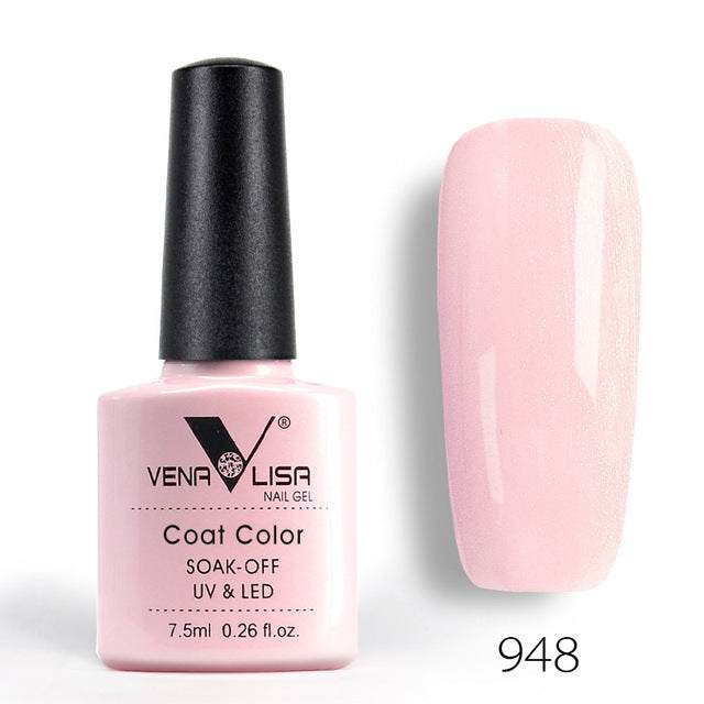 Nail Art Design Manicure 60Color 7.5Ml Soak Off Enamel Gel Polish UV Gel Nail Polish - vividbella