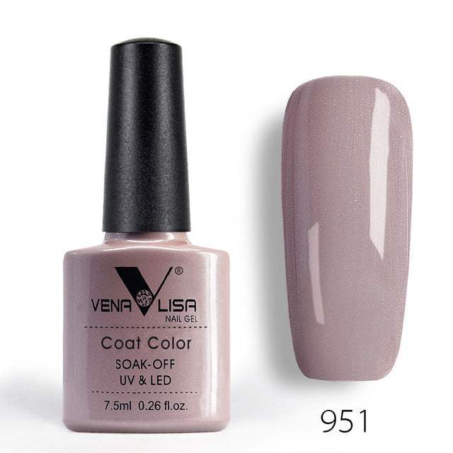 Nail Art Design Manicure 60Color 7.5Ml Soak Off Enamel Gel Polish UV Gel Nail Polish - vividbella