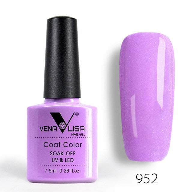 Nail Art Design Manicure 60Color 7.5Ml Soak Off Enamel Gel Polish UV Gel Nail Polish - vividbella